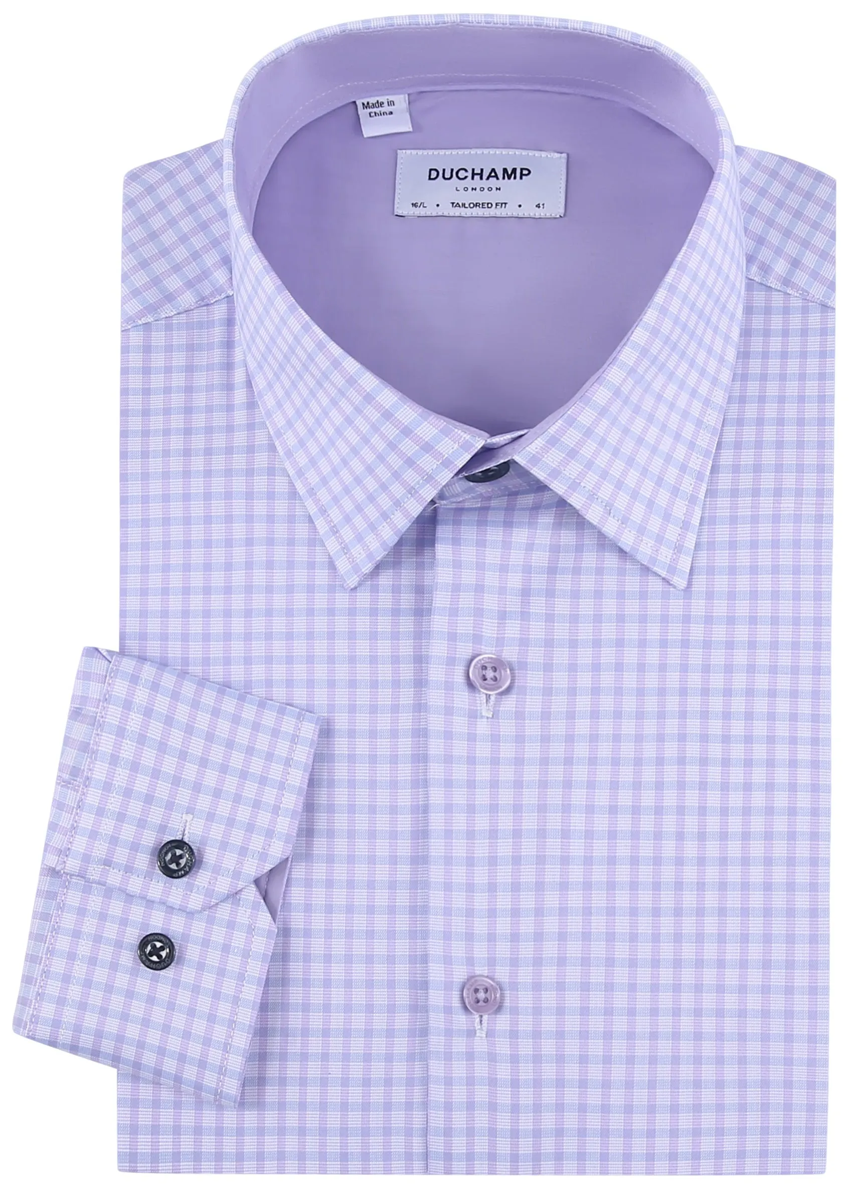 Duchamp London Check Dress Shirt