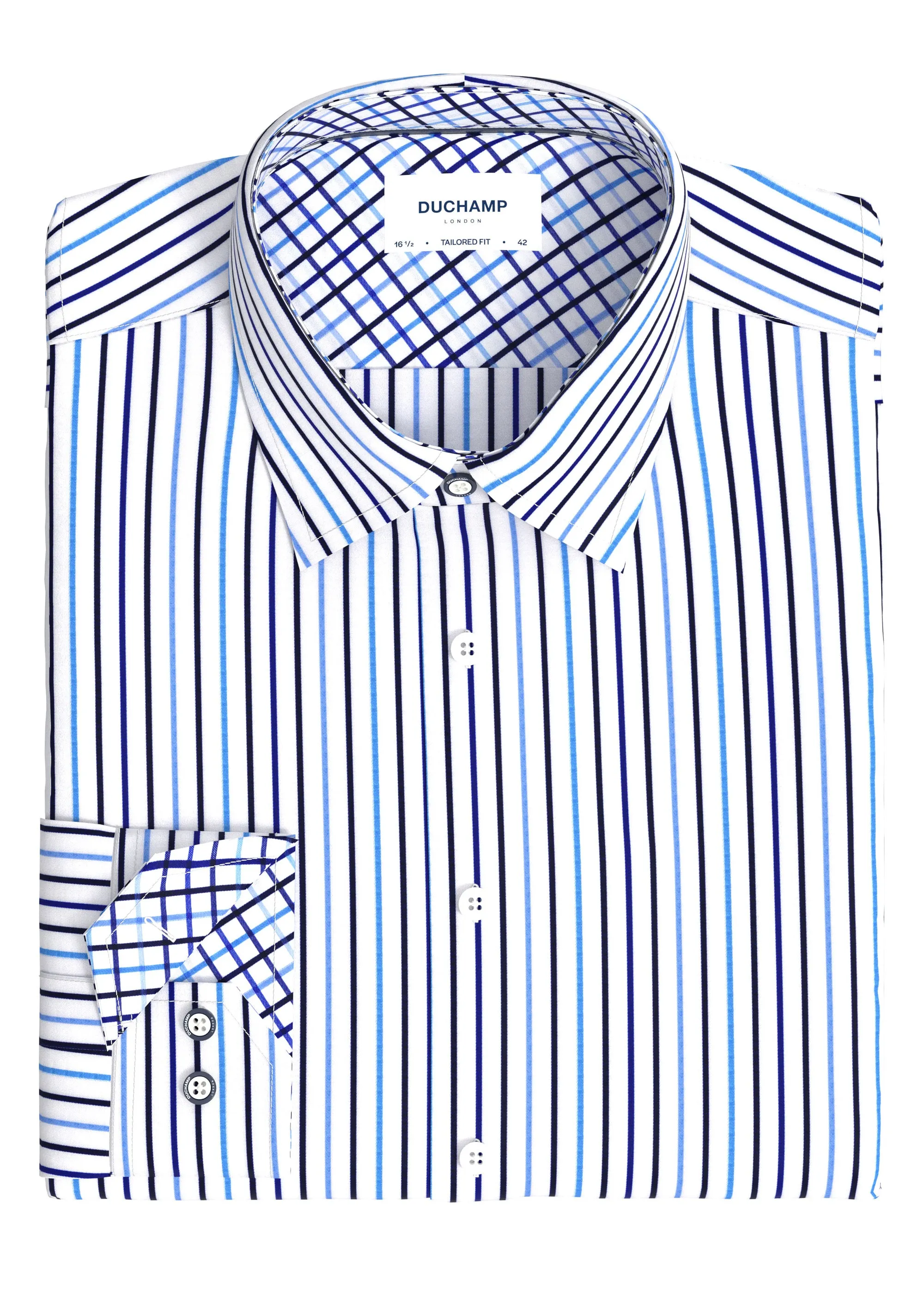 Duchamp London Stripe Dress Shirt