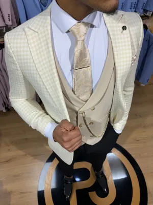 Havertz - Light Cream 3 Piece Suit