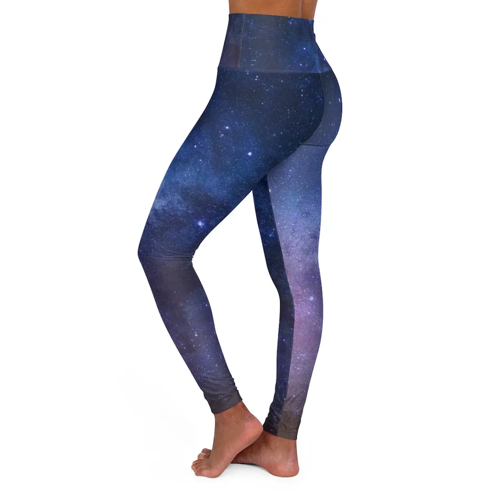 Solestrial Galaxy High Waisted Yoga Leggings